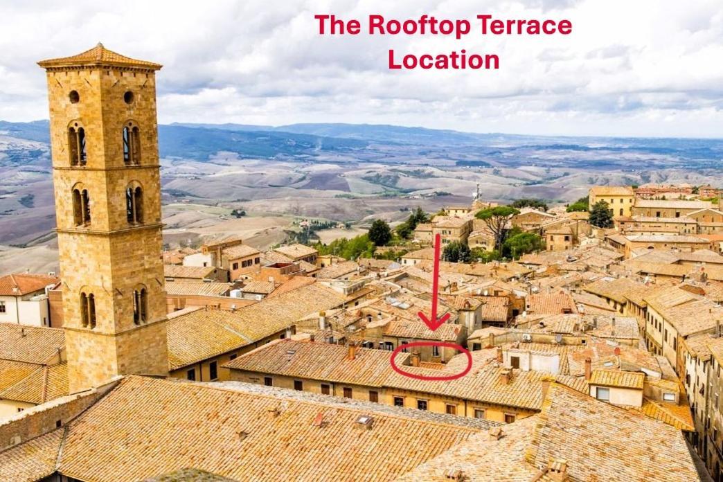 The Walkable Volterra Rooftop Suite Exteriör bild